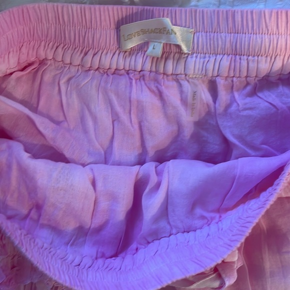 LoveShackFancy Skirts Loveshackfancy Ruffle Mini Skirt Poshmark